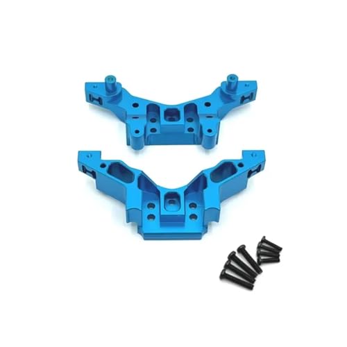 GTFRUQAS RC Ersatzteile Für HS Für 14321 14322 14331 14332 14421 14422 14431 14432 C8802 YDJ-D879 1/14 RC Autoteile Stoßdämpferhalterung Vorne Und Hinten(Blue) von GTFRUQAS