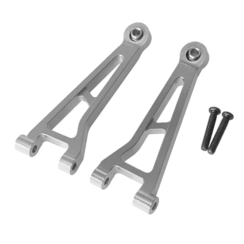 GTFRUQAS RC Ersatzteile Für Hyper Go 1/14 14209 14210 H14B Fernbedienung RC Auto Upgrade Metall Teile Änderung Vorne Oben Für Schaukel Arm Upgrade Teile(Silver) von GTFRUQAS