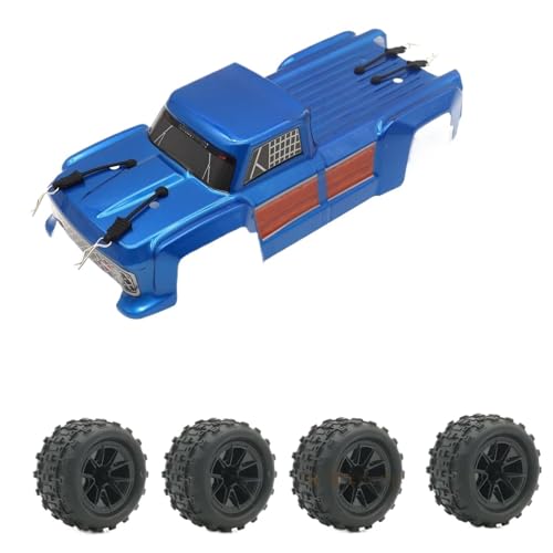 GTFRUQAS RC Ersatzteile Für MJX 14210 Für Hyper Für Go H14BM 1/14 Für Monster Truck Körper Shell Rad Reifen RC Auto Upgrade Teile Zubehör Spielzeug Hobbies Modifikation(Body with Wheel 1) von GTFRUQAS