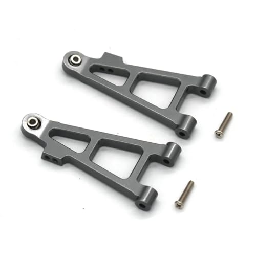 GTFRUQAS RC Ersatzteile Für MJX 16207 16208 16209 16210 H16 Fernbedienung Auto Front Lower Für Schaukel Arm Metall Ersatz Reparatur Teile(Gray) von GTFRUQAS