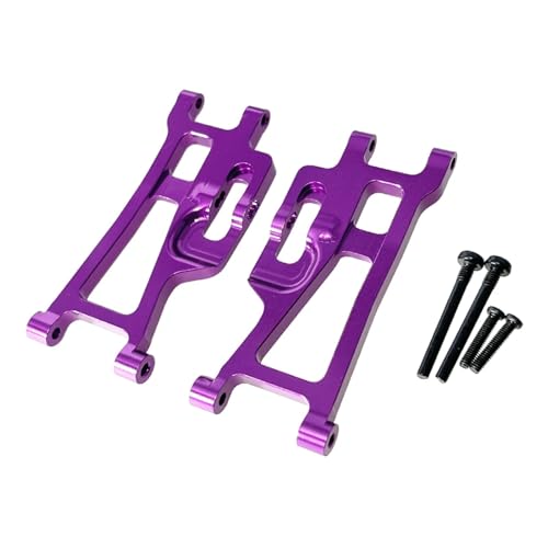 GTFRUQAS RC Ersatzteile Für MJX Für Hyper Go 1/14 14209 14210 H14BM Hinten Unten Für Schaukel Arm Suspension Arme Fernbedienung Auto Upgrade Teile Modifiziertes Zubehör(Purple) von GTFRUQAS