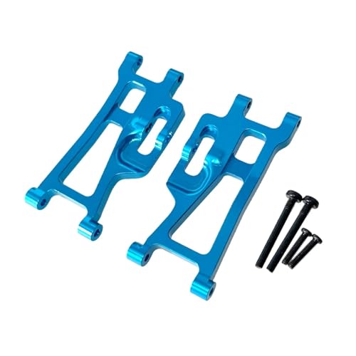 GTFRUQAS RC Ersatzteile Für MJX Für Hyper Go 1/14 14209 14210 H14BM Hinten Unten Für Schaukel Arm Suspension Arme Metall Fernbedienung Auto Upgrade Teile Zubehör(Blue) von GTFRUQAS