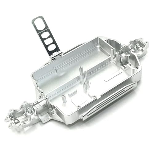 GTFRUQAS RC Ersatzteile Für MJX Für Hyper Go 16207 16208 16209 16210 H16 M162 1/16 RC Auto Metall Körper Für Chassis Upgrade Teile Zubehör(Silver) von GTFRUQAS