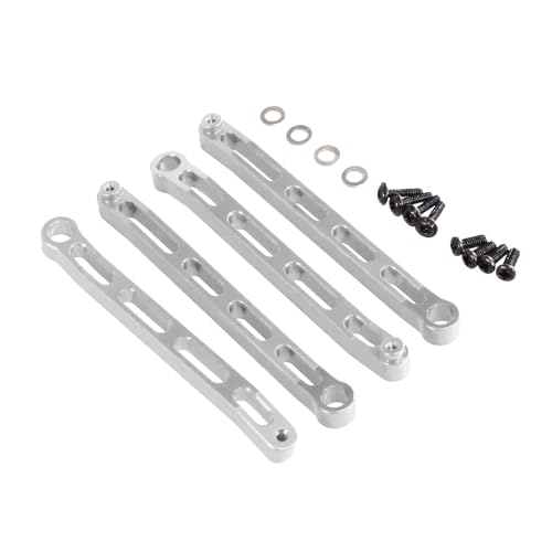 GTFRUQAS RC Ersatzteile Für MN Für MN168 LC79 Für MN78 Für MN82 1/12 Fernbedienung Auto Für Chassis Feste Stange Rack Feste Stange Reparatur Zubehör(Silver) von GTFRUQAS