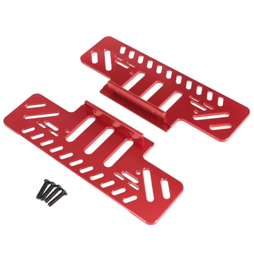 GTFRUQAS RC Ersatzteile Für MN128 MN86 MN86S MN86K MN86KS 1/12 RC Crawler CarMetal RC Für Rock Sliders Seite Pedal Upgrade Teile Zubehör(Red) von GTFRUQAS