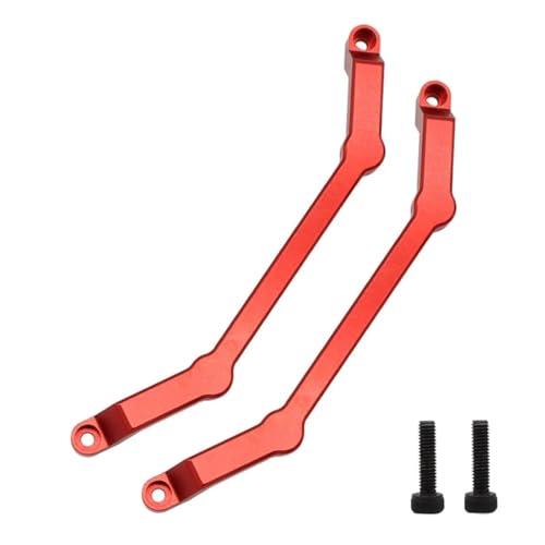 GTFRUQAS RC Ersatzteile Für MN128 MN86 MN86S MN86K MN86KS Für MN G500 1/12 RC-Auto Metallkarosseriepfostenhalterungen Schalensäule Upgrade-Teile Modifiziertes Zubehör(Red) von GTFRUQAS