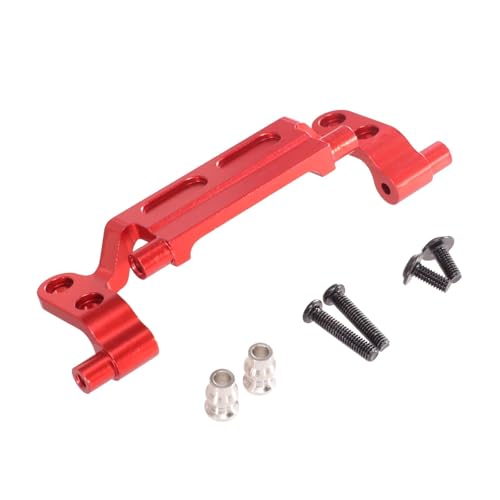 GTFRUQAS RC Ersatzteile Für MN78 LC79 Für MN168 1/12 Metall Verbesserte Zugstangenhalterung Zugstange Für Sitz RC Automotive Teile Modifiziertes Zubehör Ersatz DIY Teile(Red) von GTFRUQAS