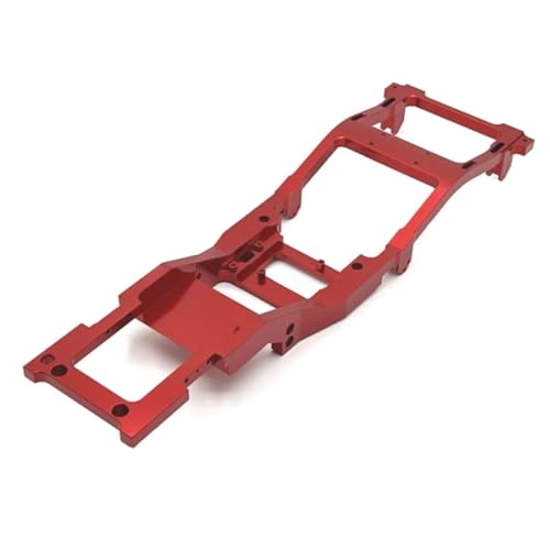 GTFRUQAS RC Ersatzteile Für MN82 LC79 1/12 Metall RC Auto Für Chassis Rahmen RC Auto Upgrade Teile Ersatz Geändert Zubehör Ersatz DIY Teile(Red) von GTFRUQAS