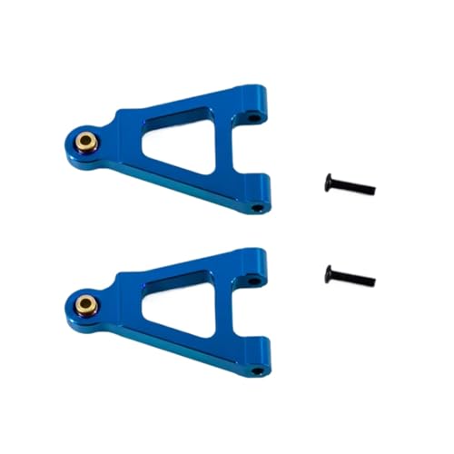 GTFRUQAS RC Ersatzteile Für Mjx Für Hyper Go 14301 14302 1/14 Upgrade Teile Metall Front Lower Für Schaukel Arm Für Rc Auto CNC Aluminium Zubehör(Blue) von GTFRUQAS