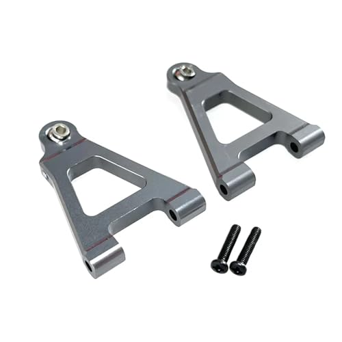 GTFRUQAS RC Ersatzteile Für Mjx Für Hyper Go 14301 14302 Rc Fernbedienung 1/14 Rc Auto Metall Front Lower Für Schaukel Arm Geändert Fernbedienung Auto Reparatur Teile(Silver) von GTFRUQAS