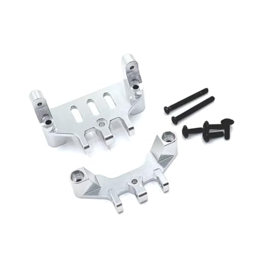 GTFRUQAS RC Ersatzteile Für Mn128 Mn86 Mn86s Mn86k Mn86ks 1/12 RC Crawler Auto Metall Vorder- Und Hinterachse Getriebe Set Upgrade Teile Zubehör(Silver) von GTFRUQAS