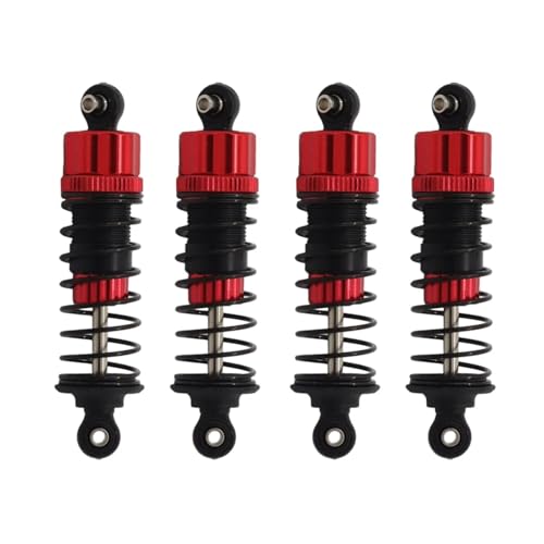 GTFRUQAS RC Ersatzteile Für SCY 16101 16102 Pro Für Wltoys 124008 124017 Für MJX Für Hyper Go 16207 16208 16210 14301 14210 Stoßdämpfer RC Auto Verbesserte Teile(4pcs 74MM) von GTFRUQAS