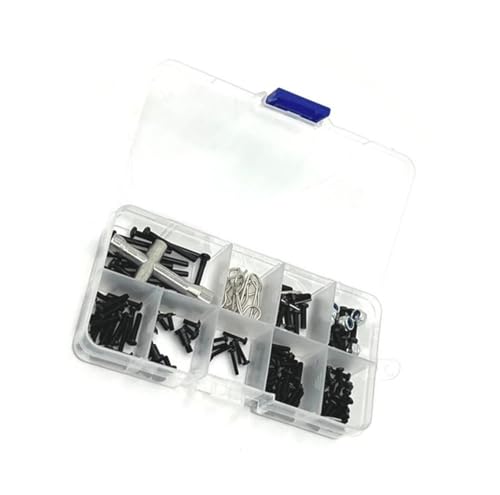 GTFRUQAS RC Ersatzteile Für SCY 16201 16101 16102 16103 16104 16106 Für JJRC Für Q130B Q130A Q141 1/16 Ersatz Metall Schrauben Verschluss Kit Reparatur Werkzeuge RC Auto Ersatzteile von GTFRUQAS