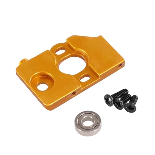 GTFRUQAS RC Ersatzteile Für WLtoys 284010 284161 284131 1/28 Metall Motor Halterung Motor Halter Fernbedienung Fahrzeug Upgrade Geändert Zubehör Teile(Yellow) von GTFRUQAS