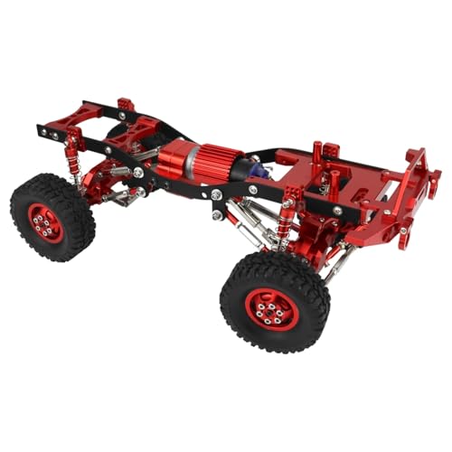 GTFRUQAS RC Ersatzteile Für WPL C14 C24 1/16 RC CarMetal Montiert Rahmen Für Chassis Achse Getriebe Zugstange Set Teile Zubehör Ganze Upgrade(Red) von GTFRUQAS