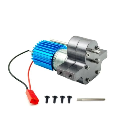 GTFRUQAS RC Ersatzteile Für WPL C14 C24 B24 B36 Für MN D90 D99 Für MN99S RC Auto Metall 370 Motor Getriebe Getriebe Box Upgrades Teile Zubehör(Gray) von GTFRUQAS