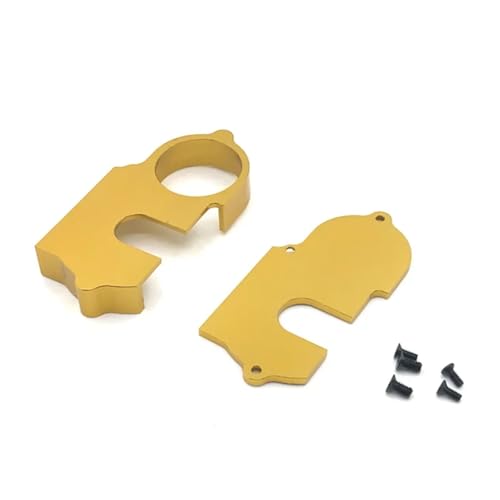 GTFRUQAS RC Ersatzteile Für Wltoys 1/14 144010 144001 144002 1/12 124016 124017 124018 124019 Metall Getriebe Abdeckung RC Auto Upgrade Teile Modifiziertes Zubehör(Yellow) von GTFRUQAS