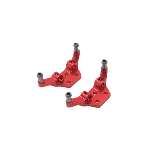 GTFRUQAS RC Ersatzteile Für Wltoys P929 P939 K979 K989 K999 K969 1/28 Fernbedienung Rc Auto Metall Stoßdämpfer Lenkung Tasse Cvd Rocker Arm Zubehör(Red) von GTFRUQAS