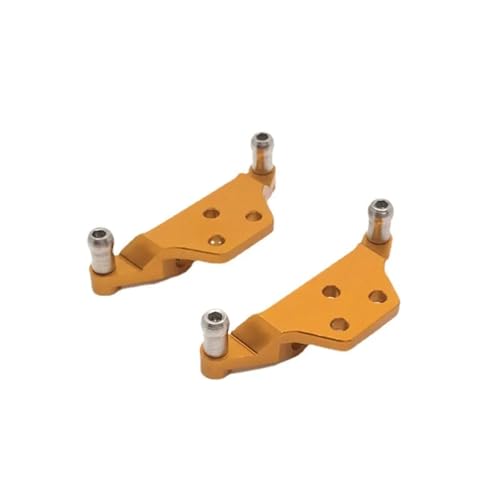 GTFRUQAS RC Ersatzteile Für Wltoys P929 P939 K979 K989 K999 K969 1/28 Fernbedienung Rc Auto Metall Stoßdämpfer Lenkung Tasse Cvd Rocker Arm Zubehör(Yellow) von GTFRUQAS