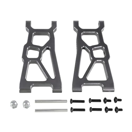 GTFRUQAS RC Ersatzteile Für ZD Für Racing DBX-10 1/10 Metall Front Lower Arm Vorne Für Schaukel Arm RC Fernbedienung Auto Für Wüste Geländewagen Upgrade Zubehör(Titanium) von GTFRUQAS