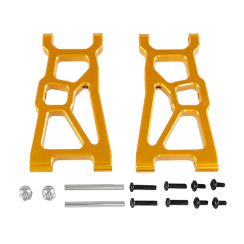 GTFRUQAS RC Ersatzteile Für ZD Für Racing DBX-10 1/10 Metall Front Lower Arm Vorne Für Schaukel Arm RC Fernbedienung Auto Für Wüste Geländewagen Upgrade Zubehör(Yellow) von GTFRUQAS