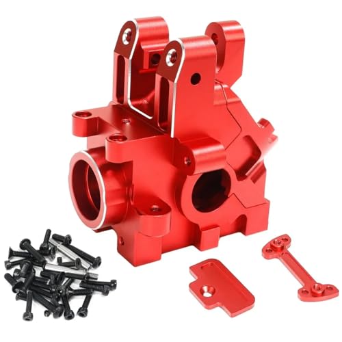 RC Ersatzteile Für Arrma 1/5 Für Kraton 8S Für Outcast 8S Metall Vorne Hinten Getriebe Fall Gehäuse RC Auto Upgrade Teile Geändert Zubehör(Red) von GTFRUQAS