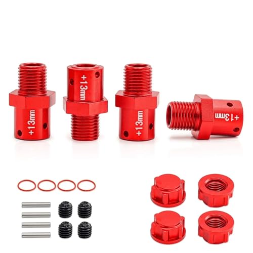RC Ersatzteile Für Arrma 6S 1/8 Für Kraton Für Typhon Für Outcast 1/7 Für Infraction Für Limitless Für Mojave Für Felony 17 Mm Erweiterter Rad-Sechskant-Nabenadapter + 10/13 Mm(Red,Widen 13mm) RC Ersatzteile Für Arrma 6S 1/8 Für Kraton Für Typhon Für Outcast 1/7 Für Infraction Für Limitless Für Mojave Für Felony 17 Mm Erweiterter Rad-Sechskant-Nabenadapter + 10/13 Mm(Red,Widen 13mm) von GTFRUQAS