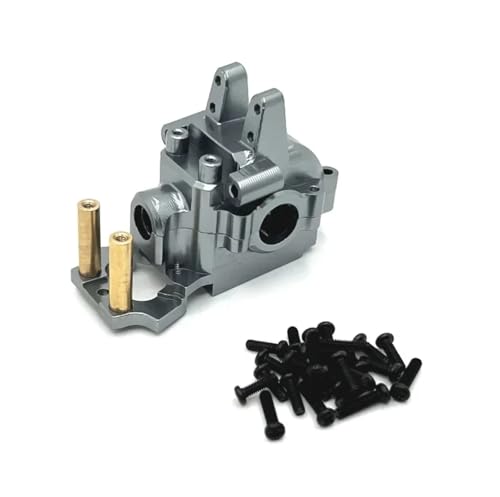 RC Ersatzteile Für MJX Für Hyper Go 14209 14210 14301 14302 14303 1/14 RC Auto Metall Front Getriebe Gehäuse Getriebe Differential Fall Upgrade Teile(Gray) von GTFRUQAS