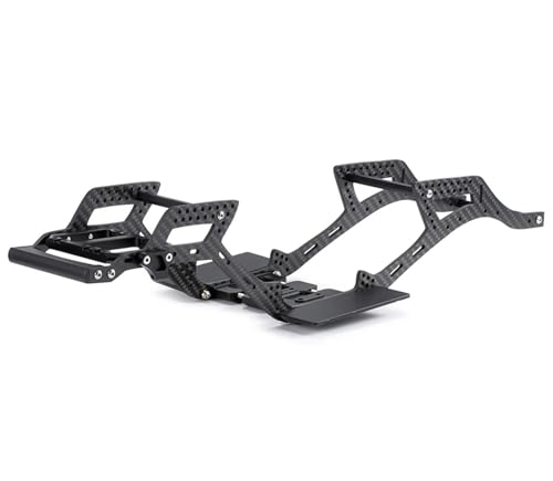 RC Ersatzteile Für SCX10 II Für Element Für Enduro 1/10 Für LCG Chassis Kit Mit Overdrive Getriebe Unterfahrschutz Servohalterung Rahmenstreben RC Crawler Trail Truck Autoteile(Chassis Kit A) von GTFRUQAS