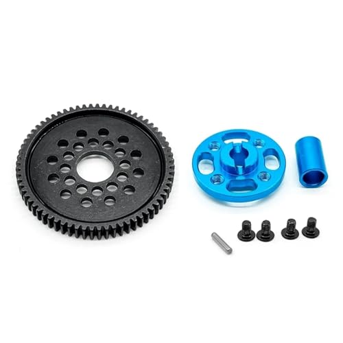 RC Ersatzteile Für Tamiya Für TT-02 Für TT02 1/10 Metall 68T Stirnradgetriebe Und Getriebehalterung High Speed ​​Gear Set 54500 RC Auto Upgrade Teile Modifiziertes Zubehör von GTFRUQAS