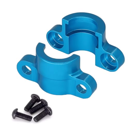 RC Ersatzteile Für Tamiya Für TT02 Metall Für TT-02 Antriebswelle Dogbone Halterung Reparatur Ersatzteile(Blue) von GTFRUQAS