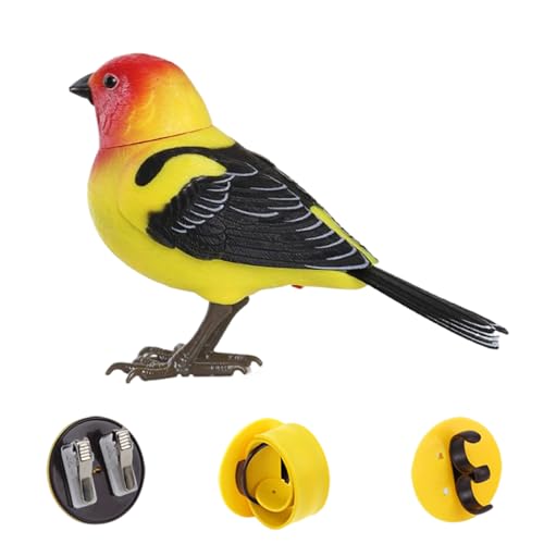 GTFYUDGH Electronic Bird Toy, Interaktiver Vogel mit Gesang und Realistischen Zwitschergeräuschen, Elektronisches Haustier Geschenk Für Kinder Und Familie GTFYUDGH Electronic Bird Toy, Interaktiver Vogel mit Gesang und Realistischen Zwitschergeräuschen, Elektronisches Haustier Geschenk Für Kinder Und Familie von GTFYUDGH