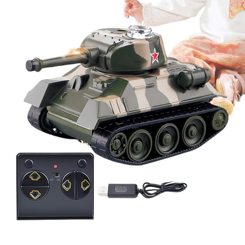 GTFYUDGH Fernbedienbarer Panzer | Lehrreiches Kampfpanzer-Spielzeug | Interaktives Mini Fahrzeug für Mint-Lernen Kinder Indoor Spielzimmer GTFYUDGH Fernbedienbarer Panzer | Lehrreiches Kampfpanzer-Spielzeug | Interaktives Mini Fahrzeug für Mint-Lernen Kinder Indoor Spielzimmer von GTFYUDGH