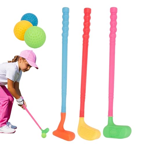 GTFYUDGH Kinder Golfschläger - Kleinkinder Spielzeug Golfschlägerset Mit Bällen,Bewegungsspiel Für Draußen Und Drinnen Zur Familienzeit Mit Lernförderung Für Garten Und Zuhause GTFYUDGH Kinder Golfschläger - Kleinkinder Spielzeug Golfschlägerset Mit Bällen,Bewegungsspiel Für Draußen Und Drinnen Zur Familienzeit Mit Lernförderung Für Garten Und Zuhause von GTFYUDGH