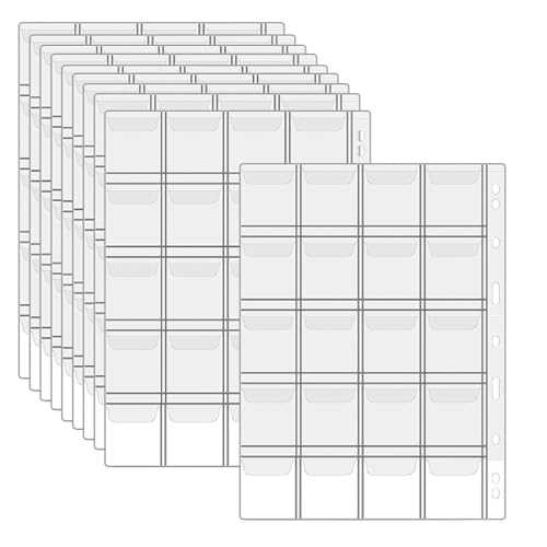 GTFYUDGH Münzsammelbuch,Währungssammlungsbuch - Transparentes Münzsammelbuch, Währungssammelbuch für tragbares Neujahrsgeschenk GTFYUDGH Münzsammelbuch,Währungssammlungsbuch - Transparentes Münzsammelbuch, Währungssammelbuch für tragbares Neujahrsgeschenk von GTFYUDGH