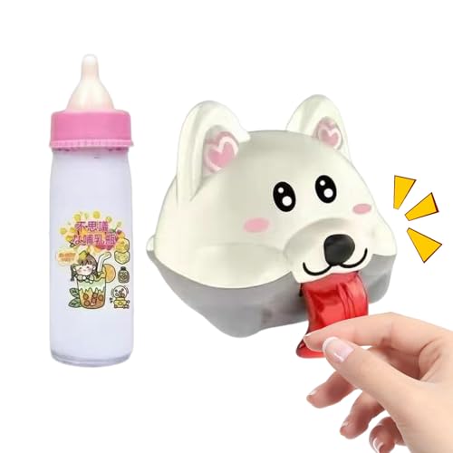 GTFYUDGH Rollenspielzeug Für Kinder | Fläschchen Fütterung Und Sprechender Hund Spielzeug Set - Interaktives Eltern Kind Spielzeug Für Kleinkinder Kinder Und Mädchen GTFYUDGH Rollenspielzeug Für Kinder | Fläschchen Fütterung Und Sprechender Hund Spielzeug Set - Interaktives Eltern Kind Spielzeug Für Kleinkinder Kinder Und Mädchen von GTFYUDGH