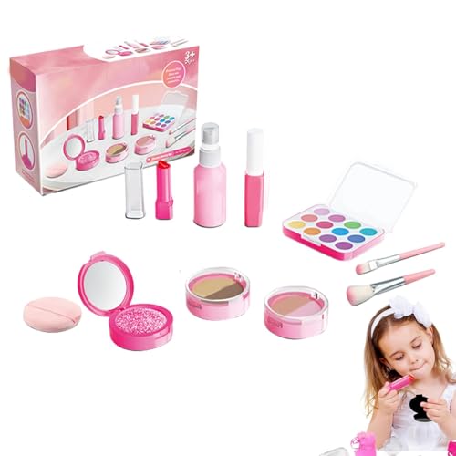 GTFYUDGH Spielzeug-Make-up-Set für Kleinkinder, Fake-Make-up-Spielzeug - Make-up-Set für Kinder zum Rollenspiel | Künstliches Make-up-Kosmetikspielzeug, Mädchen-Rollenspielset für Mädchen, Kinder, von GTFYUDGH