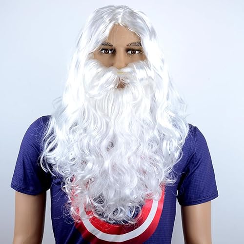 Weihnachtsmann Bart und Perücke Weihnachtsmann Bart und Perücke von GTJEOI