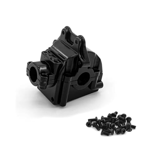 Für Wltoys Für 144001 144002 144010 124016 124019 Metall Getriebegehäuse Differentialgehäuse Getriebe Geeignete Upgrade-Teile RC Zubehör(Black,1pcs) von GTVNPOA