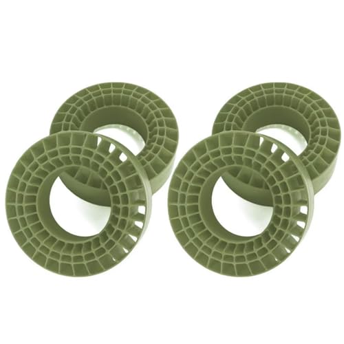 GTVNPOA Für Axial Für SCX10 Für Capra Für TRX4 1/10 wasserdichte Silikon Reifen Einsätze 108Mm DIY Einsatz Schaum Für 1,9 In Rad Reifen RC Zubehör(Green) von GTVNPOA