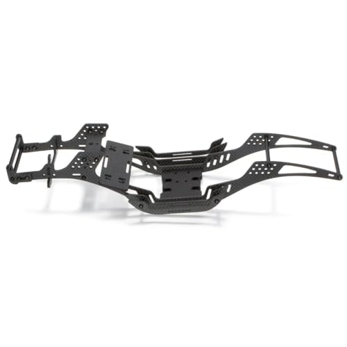 GTVNPOA Für Axial Für SCX10 II 1/10 Carbon Faser Für LCG Für Chassis Kit Cheater Rigs Rahmen Servo Auf Schienen Montieren Mit Delrin Skid Platte RC Zubehör von GTVNPOA