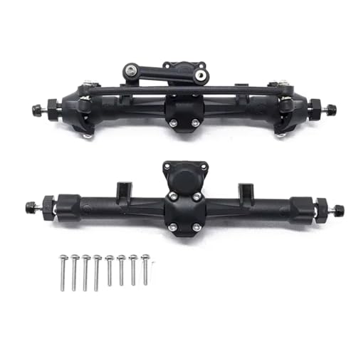 GTVNPOA Für Axial Für SCX24 Für Gladiator Für Bronco C10 Für Deadbolt Für JLU 1/24 Kompletter Vorderer Und Hinterer Portalachse Set RC Zubehör von GTVNPOA