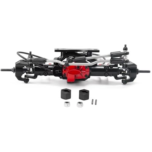 GTVNPOA Für D90 1/10 Aluminium Legierung Vorne Hinterachse Mit Differential Skala RC Für Rock Crawler Auto Modell Zubehör Teile RC Zubehör(Front) von GTVNPOA