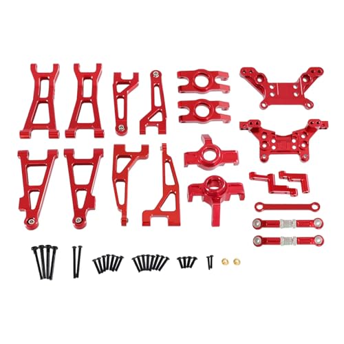 GTVNPOA Für HBX Für 16889 16889A 16890 SG1601 SG1602 1/16 Metall Upgrade Teile Für Fernbedienung Fahrzeuge Fragile Set Teile RC Zubehör(Red) von GTVNPOA