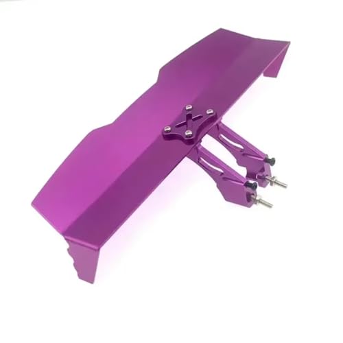 GTVNPOA Für LC Für Racing L6147 Für Wltoys 144001 124019 124017 1/14 Metall Tail Wing RC Car Upgrade Teile Ersatz RC Zubehör(Purple) von GTVNPOA