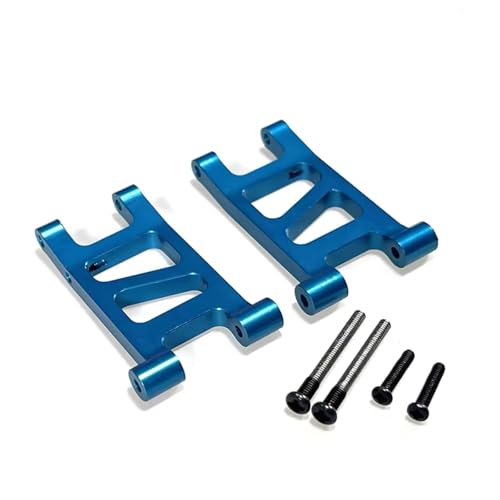 GTVNPOA Für Mjx Für Hyper Go 1/14 14301 14302 14303 Fernbedienung Auto Modifizierte Zubehörteile Verbesserte Metall Hinten Unten Für Schaukel Arm RC Zubehör(Blue) von GTVNPOA