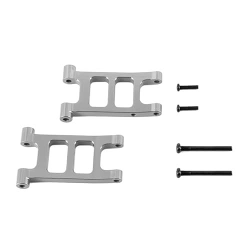 GTVNPOA Für Mjx Für Hyper Go 14301 14302 1/14 Upgrade Teile Metall Rear Lower Für Schaukel Arm Für Rc Auto CNC Aluminium Zubehör RC Zubehör(Silver) von GTVNPOA