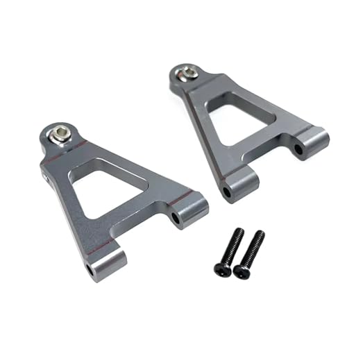 GTVNPOA Für Mjx Für Hyper Go Für 14301 14302 1/14 Fernbedienung Auto Geändert Zubehör Teile Verbesserte Metall Front Lower Für Schaukel Arm RC Zubehör(Gray) von GTVNPOA