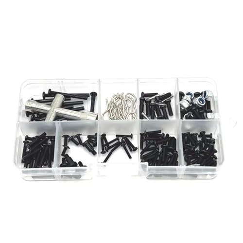 GTVNPOA Für SCY Für 16101 Für 16102 Für 16103 Für 16104 Für 16106 Für 16201 1/16 Metall Schrauben Verschluss Kit Reparatur Werkzeuge RC Auto Ersatzteile RC Zubehör von GTVNPOA