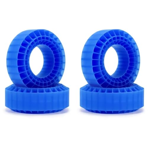 GTVNPOA Für TRX4 Für TRX6 Für Axial Für SCX10 Für Capra 1/10 2/4Pcs Silikon Gummi Einsatz Schaum 108mm Passt 1,9 "Rad Reifen RC Upgrade Teile RC Zubehör(Blue,4pcs) von GTVNPOA